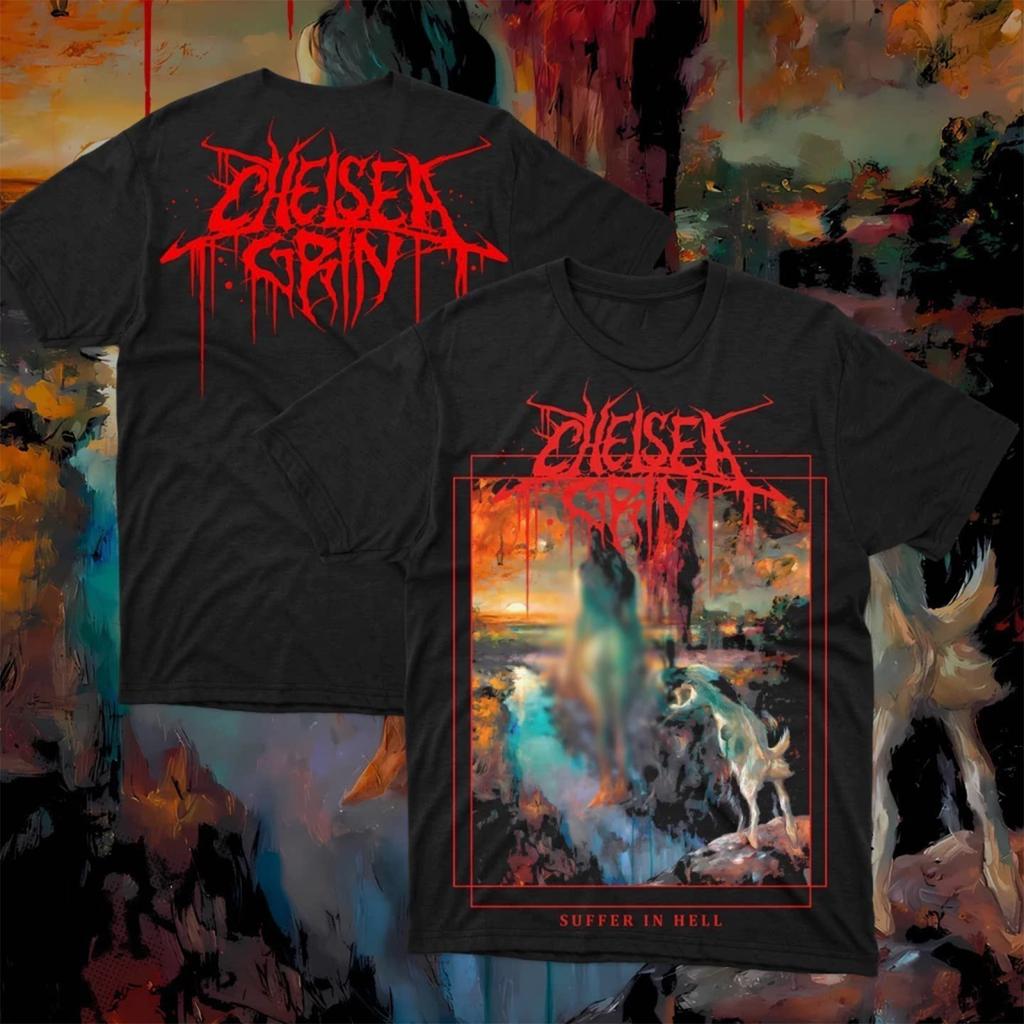 Chelsea Grin Dead Core Группа Темный Рок Повседневная Футболка Мужская и Женская Люксовый Бренд Топ