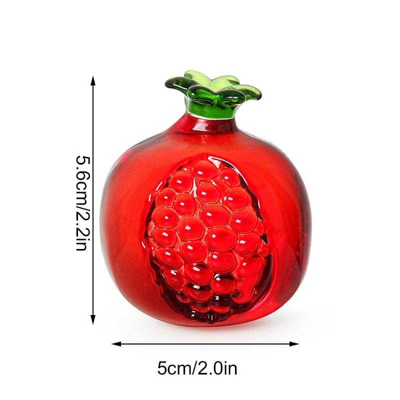 1шт хрустальная скульптура из фруктов, украшение для дома и кухни, ручная работа, стеклянная статуэтка из клубники, лимона, банана, груши