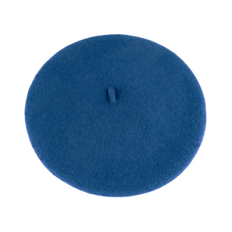 Зимняя теплая искусственная шерстяная шапка-берет для женщин и девочек, французская шапка-бини, красная, черная, фиолетовая, бежевая, оранжевая, кавайная, плоская, теплая