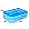120 см 2/3 слоя надувной квадратный бассейн детский надувной бассейн ванна для купания детский домашний открытый большой бассейн