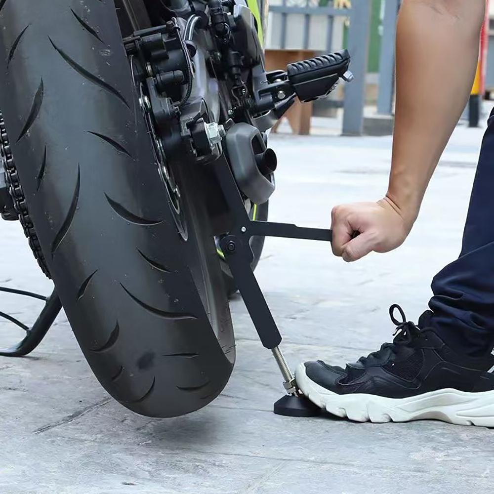 Мотоцикл черный/красный полный комплект задняя опора колеса подставка для колеса авто Aheel опора рама инструмент для ремонта шин