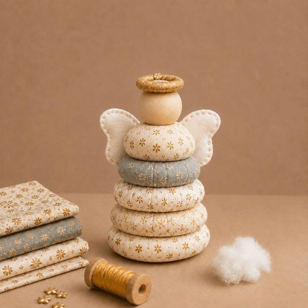 Patchwork Fabric Christmas Sewing Craft Kits Handmade Cloth Figure Craft Living Room