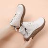 Fashion Platform Women Boots Autumn/Winter New Breathable Casual High-top Sneakers British Style Side Zippers Short Boots Women