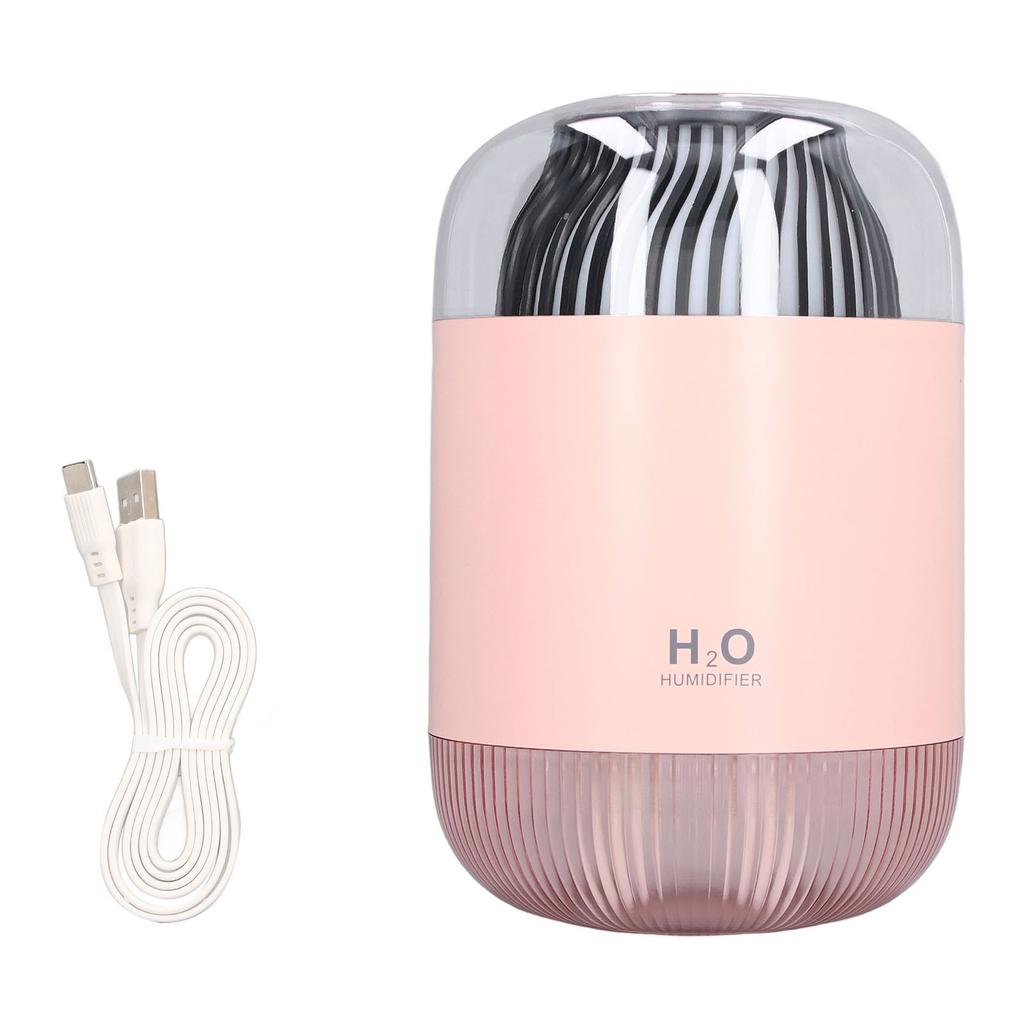 1000ml Air Humidifier Double Spray with Night Light USB Charging Mist Vaporizer for Home Blue