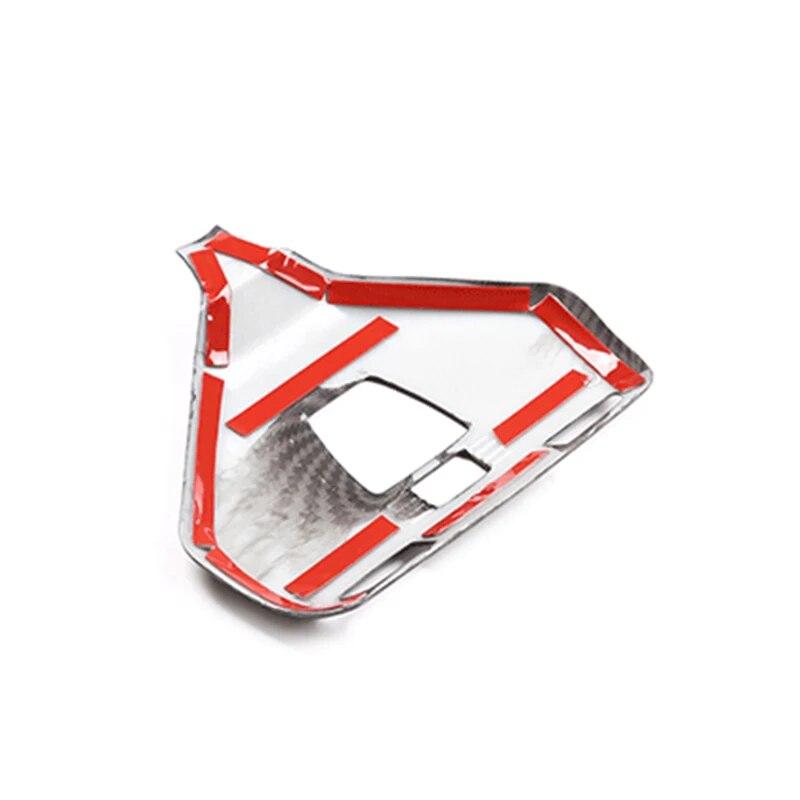 Рамка для фонаря для чтения в салоне автомобиля, карбоновое волокно, ABS, декоративная наклейка, автомобильные аксессуары для BMW 3 серии G20 G28