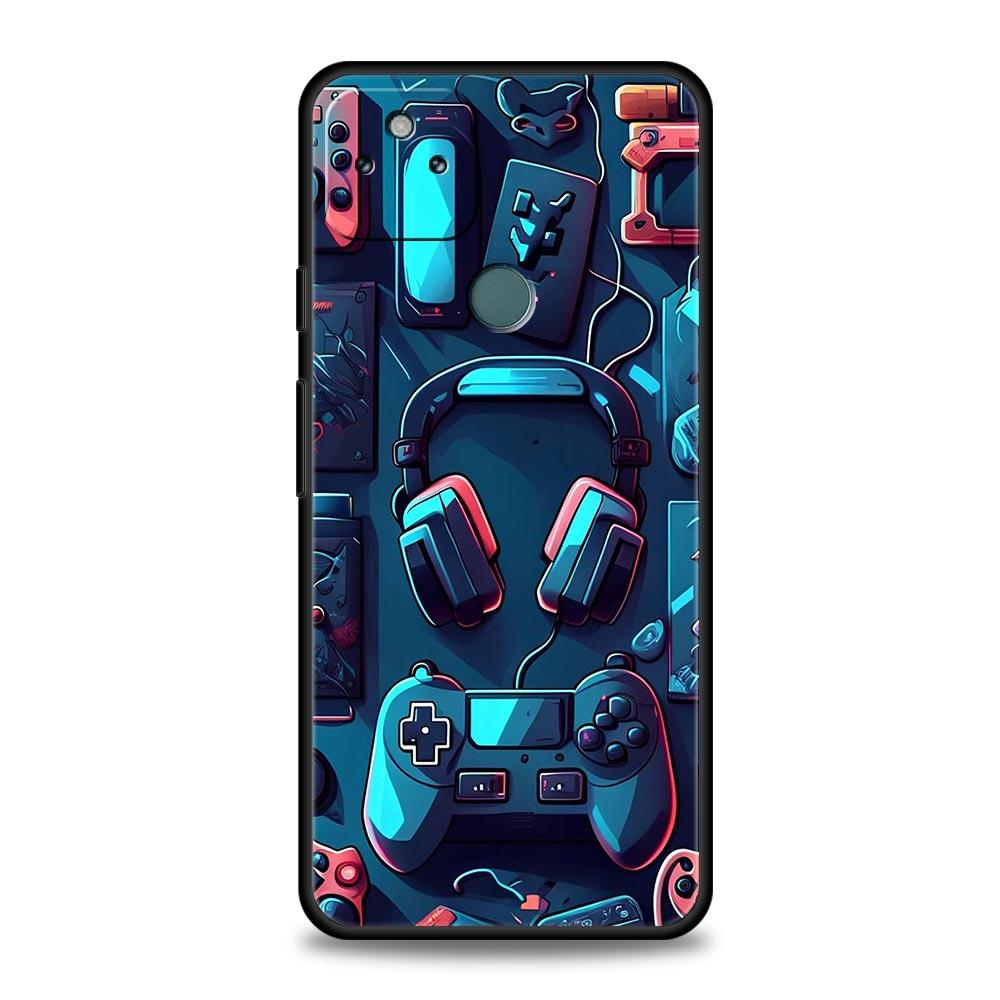 Чехол для телефона с графикой игрового контроллера для Google Pixel 10 9 8 7 6 9A 8A 7A 6A Pro Ударопрочный Мягкий ТПУ 9 Pro XL Накладка Capas