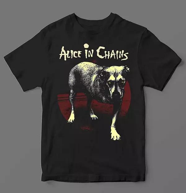 Alice In Chains Black unisex T-Shirt Cotton All Size S-5xl Unisex Unisex unisex T-Shirt