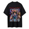 One Piece Men's and Women's T-shirt Monkey D. Luffy Loose Retro Tee Anime Summer Spring Short-sleeved Parent-child Outfit