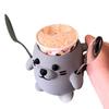 Рукав для пинты мороженого с ручкой для ложки, милый животный