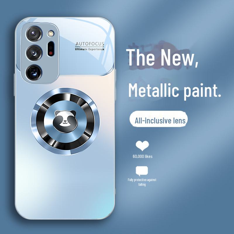 Samsung Galaxy серии A01/A02/A10/Note20Корпус из ультраметаллического стекла в градиентном цвете «панда».