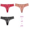 CINOON 3Pcs/Lot Women Sexy Lace Panties Low-Rise Temptation Lingerie Female G String Transparent Underwear Hollow Out Briefs Intimates