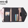 2023 Держатель для паспорта с RFID: Сумка для путешествий через границу - Многофункциональный органайзер для билетов и документов для мужчин и женщин.