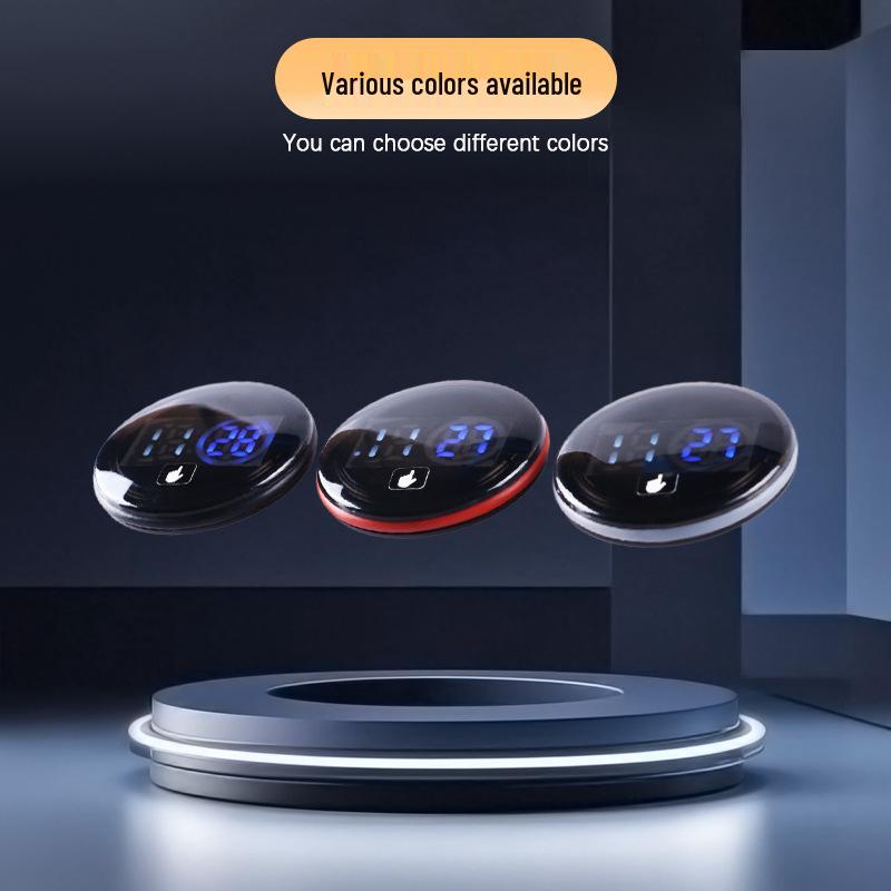 Светодиодные водонепроницаемые часы с сенсорным управлением для автомобиля и электронные часы для электромобилей