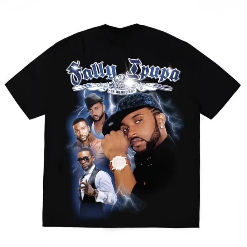 Fally Ipupa Merch 2026 Cotton Summer Relaxing Tee Tshirt Merch Unisex Short Sleeve Tops Clothes Causal Female Y2K Tops