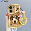 KEYSION Противоударный чехол для TECNO Camon 20 Pro 4G со шнурком, силиконовый милый 3D-чехол для телефона с мультяшной куклой для TECNO Camon 20