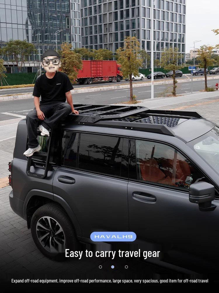 Расширение багажника на крышу Shunyi для внедорожного оборудования Haval H9 второго поколения
