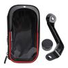Bike Phone Bag Water Resistant Touch Screen 360 Degrees Rotatable Cycling Phone Pouch with Sunshade Double