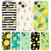 Роскошный прозрачный мягкий чехол для телефона «Средиземноморский лимон» для iPhone 14 13 12 11 Pro Max XS X XR SE 7 8 Plus противоударный прозрачный чехол
