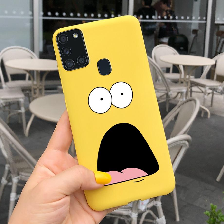 Sunflowers Daisy Shap-on Case For Samsung A21s Case Samsung Galaxy A21S A 21S A21 S A217F Cover Dustproof Silicone Bumper Coque
