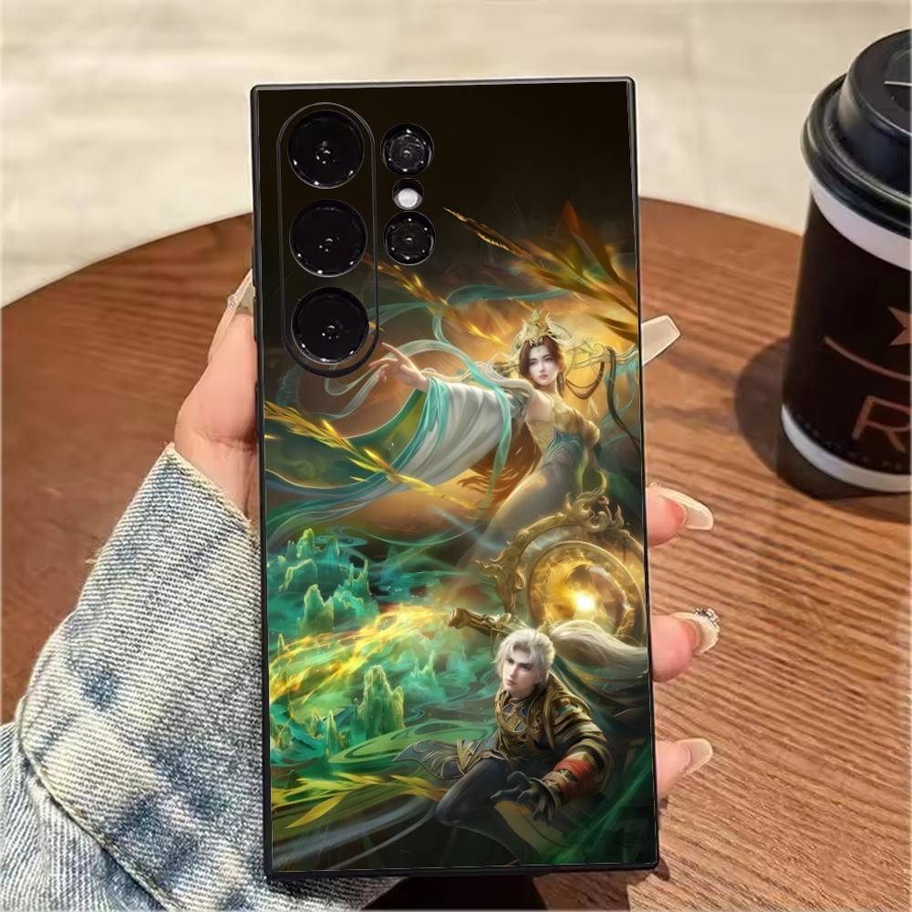 Чехол для телефона Shi-hao Fire Fairy для Samsung S25, S24, S21, S22, S23, S20, Ultra, S26, Plus, Fe, Note, 5G Черный