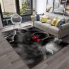 3D Готический Ужас Череп Призрак Мультяшный Ковер Ковер для Дома Гостиная Спальня Диван Коврик Декор, детский Коврик Нескользящий Напольный Коврик