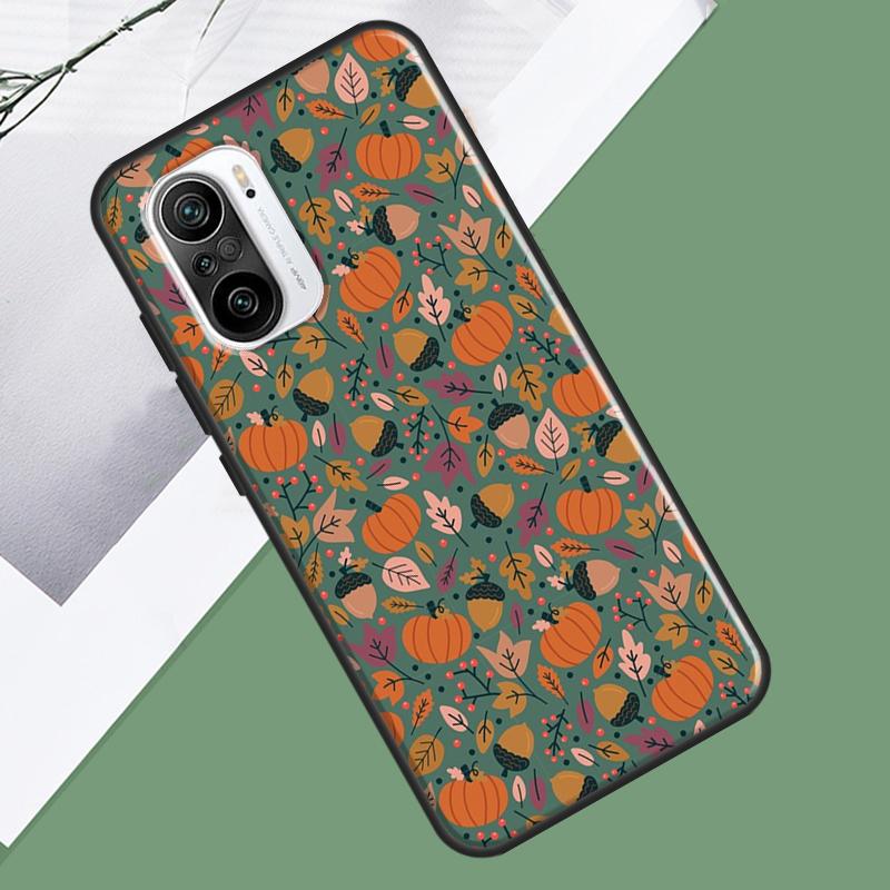 Autumn Pumpkins For POCO X5 X3 F5 Pro F4 X4 GT M5s C40 F3 Phone Case For Xiaomi 12T 11T Pro 12 13 Lite 12X