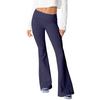 Women's Autumn And Winter Casual Home Flare Pants Yoga Casual Solid Color Sports Pants