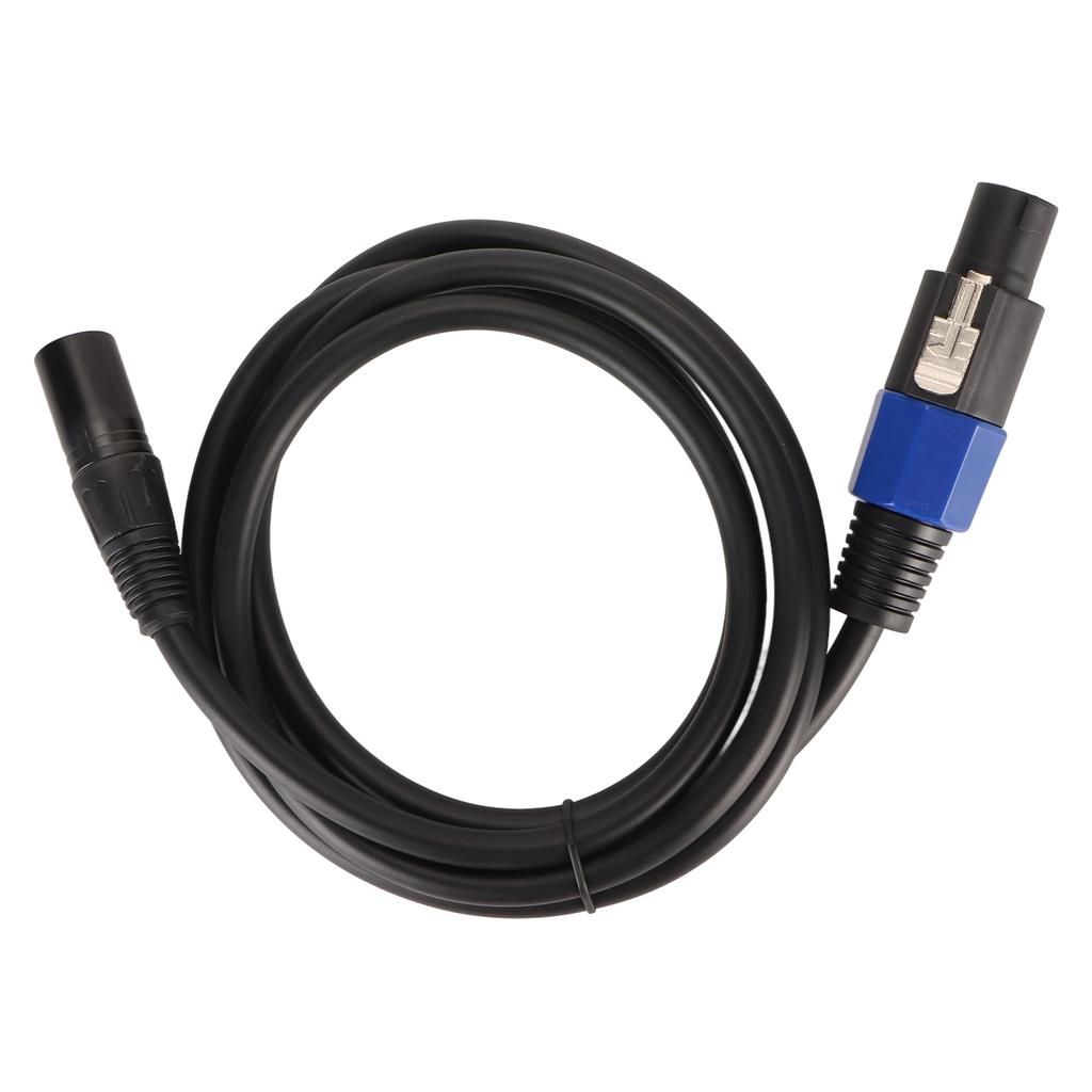 Speaker Plug Male to XLR Male Cable XLR 3pin Speaker Extension Cable for DJ PA Gig Stage Speaker 1.8M