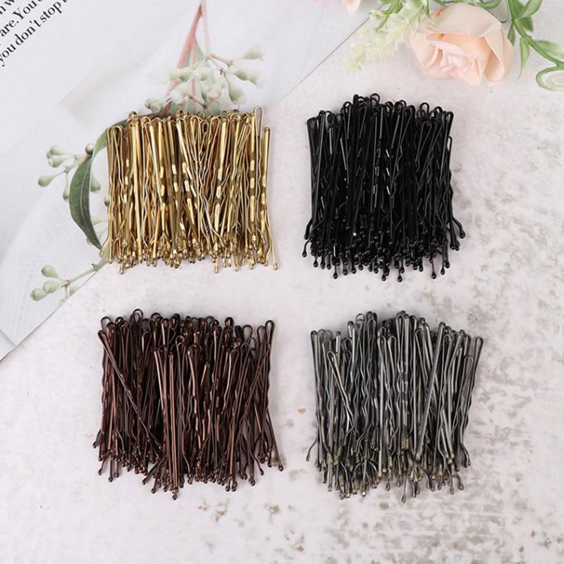 50 шт., женская Золотая заколка для волос, заколка для волос, инструмент для укладки волос, U-образная заколка, заколки для волос для женщин, аксессуары для волос