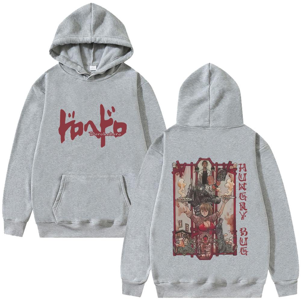Anime Dorohedoro Graphic Hoodie Kaiman Merch Hooded Tracksuit Men Women Gothic Manga Rock Streetwear Unisex Oversized Hoodies