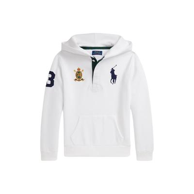 Худи Polo Ralph Lauren Big Pony с юбилейной нашивкой к 20-летию, из хлопкового флиса, детские худи 323P00823-500