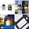 Solar Powered Outdoor Wall Light With Motion Sensor For Garden And Patio Decor