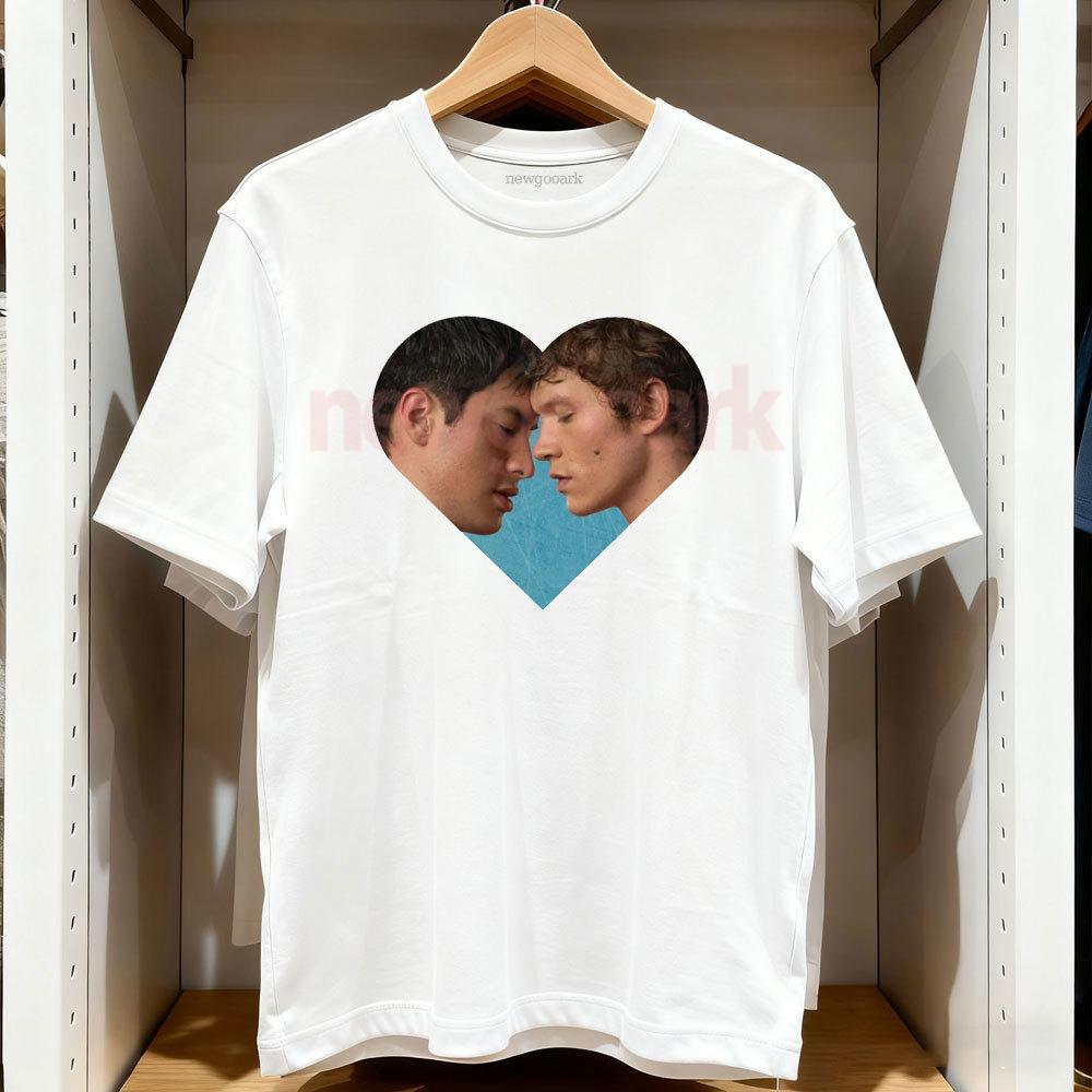 Hudcon Hudson and Connor Heated Rivalry Printed Tshirt Canadian Gay Love Drama Series Tshirts Women Unisex Cotton Shortsleev