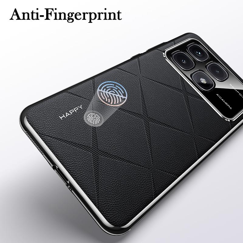 Роскошный кожаный чехол для телефона Xiaomi 14T Plating Camera Lens Ptotection Hard Back Cover Shell 14T