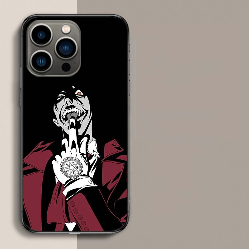 Alucard Helsing Phone Case For Iphone 17 Air 15 Pro 14 Plus 16 Pro Max 17E 16E 12 13 Mini 11 Cover Cute Fundas