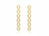 585 14k Gold Earrings Infinity Pattern Fashionable Gift