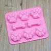 Чистые продукты, силиконовая форма для торта, собака, кошка, лапа, форма кости, шоколадные конфеты, печенье, инструмент для выпечки «сделай сам»