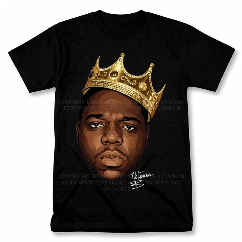 Notorious BIG Biggie Smalls Хип-хоп Графическая Футболка Винтажная Рэп Футболка
