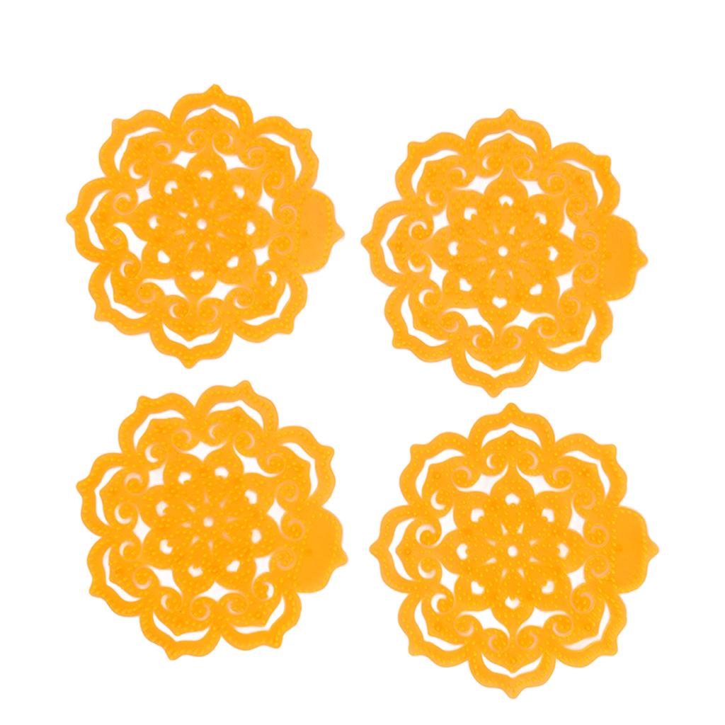 4Pcs Urinal Screen Deodorizer Anti Splash Urinal Screen Cakes for Bathroom Office School Restaurant