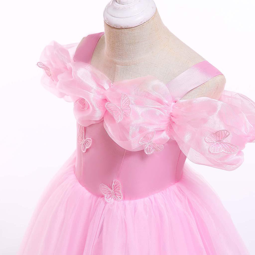 Детское пышное платье принцессы для подружки невесты на день рождения, свадебное платье