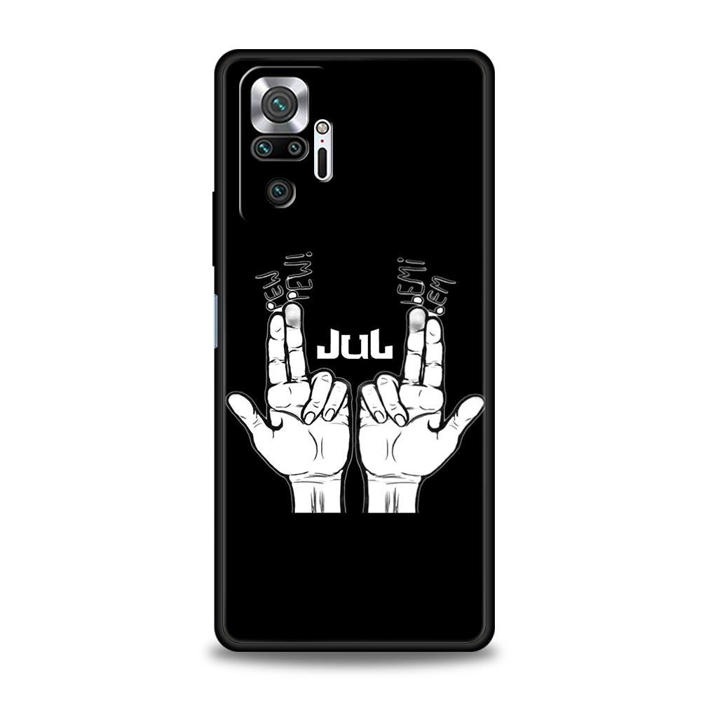 Чехол для телефона JuL Rapper для Xiaomi Redmi Note 13 12 5G 11 10 Pro Plus 4G 9S 9 8 7 9T 13C 12C 10C 9C 9A Мягкий силиконовый чехол