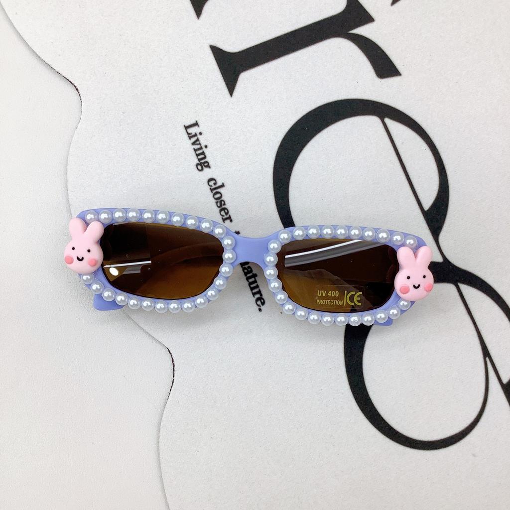 Diy Fashion Children'S Sunglasses Small Box Trend Rabbit Cute Baby Sunglasses Sunscreen Sunscreen Glasses