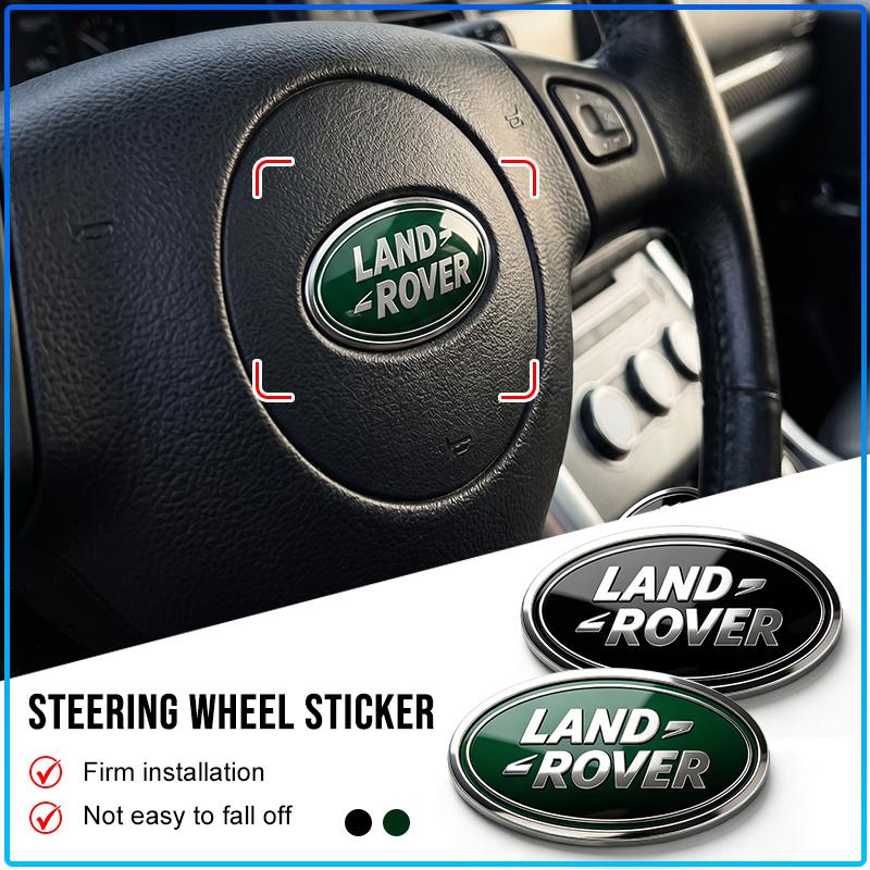 1 шт. ABS Накладка на центр руля автомобиля Наклейка с логотипом Для Land Rover Freelander 2 L2 L319 L462 LF Range Sport Evoque L322 Discovery 2 3 4 5