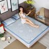 Летний коврик из ледяного шелка для холода, комплект из трех предметов, складной коврик, утолщенный коврик для кондиционирования воздуха, кровать 1,8 м, мягкий коврик для студенческого общежития, 1,5 м