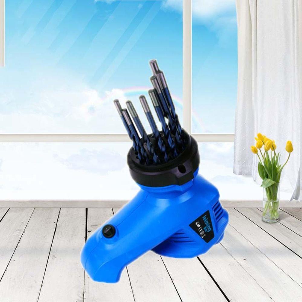 19 Holes Drill Bit Sharpener Electric Power Machine Drill Bit Grinder For 3‑12mm