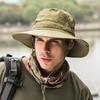 Панама мужская однотонная с широкими полями солнцезащитная женская складная для рыбалки, туризма, активного отдыха