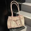 New Fresh Kitty Handbag Stylish Cartoon Large-capacity Tote bag Suitable Shoulder Bag Single Shoulder Bag Kawaii Storage Handbag