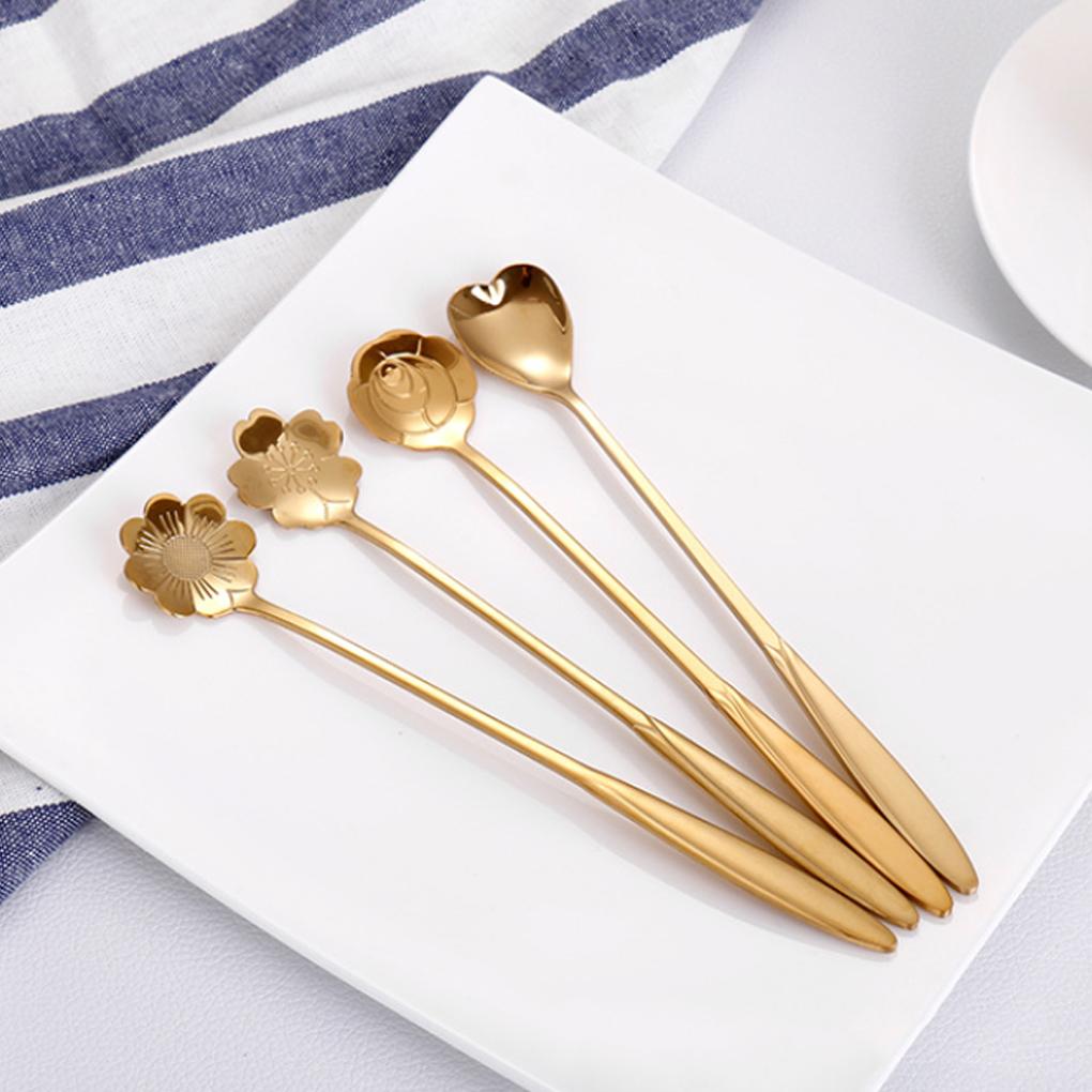 Десертная ложка из нержавеющей стали Стильная на все случаи жизни Чайные ложки из нержавеющей стали Металлическая чайная ложка