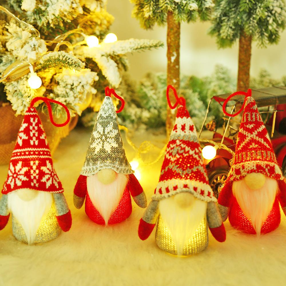 Рождественский комбинированный набор Кулон-кукла Кулон-кукла без лица Кулон-ангел Рождественские украшения