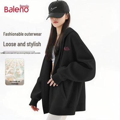 Женский кардиган с капюшоном свободного кроя Baleno